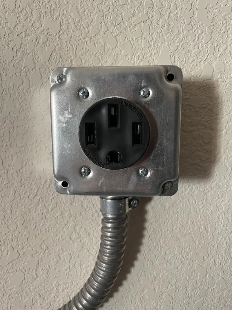 NEMA 14-50 outlet installed for Smart Home Electrical in Bear
