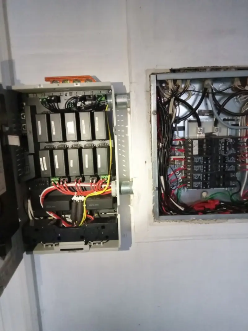 Electrical panel upgrade completed for Indoor Lighting Installation in Bear